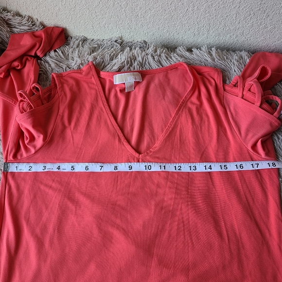 Michael Kors Strappy Cold Shoulder Top Size M - Picture 5 of 9